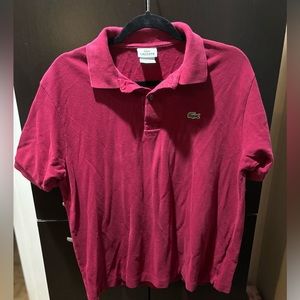 Lacoste Men’s Polo Size 5 equivalent to Size L US